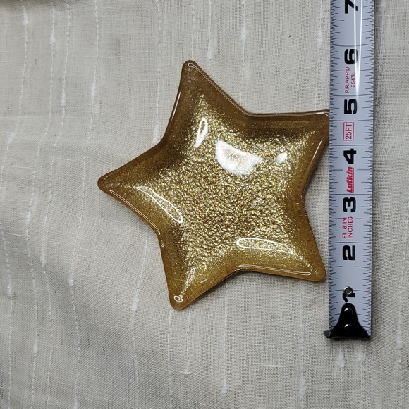 Elegant Gold‎ Star Glass Dish - Picture 8 of 8